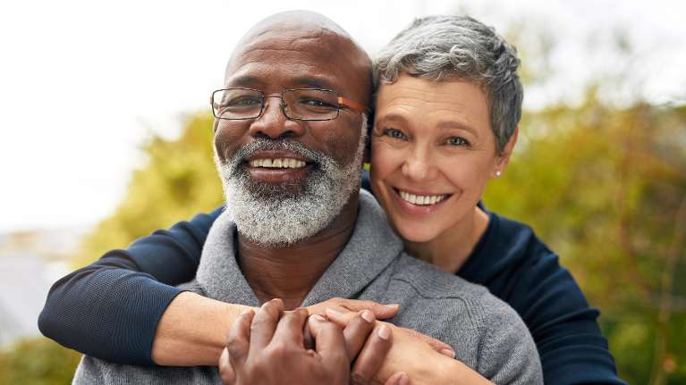 Happy Old Couple